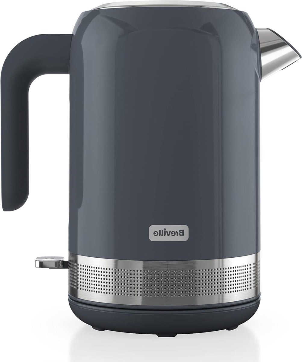 Elektrische Waterkoker - Waterkoker RVS - Snel Water Koken - Hoogglans Design - 17 Liter - Grijs Roestvrij Staal