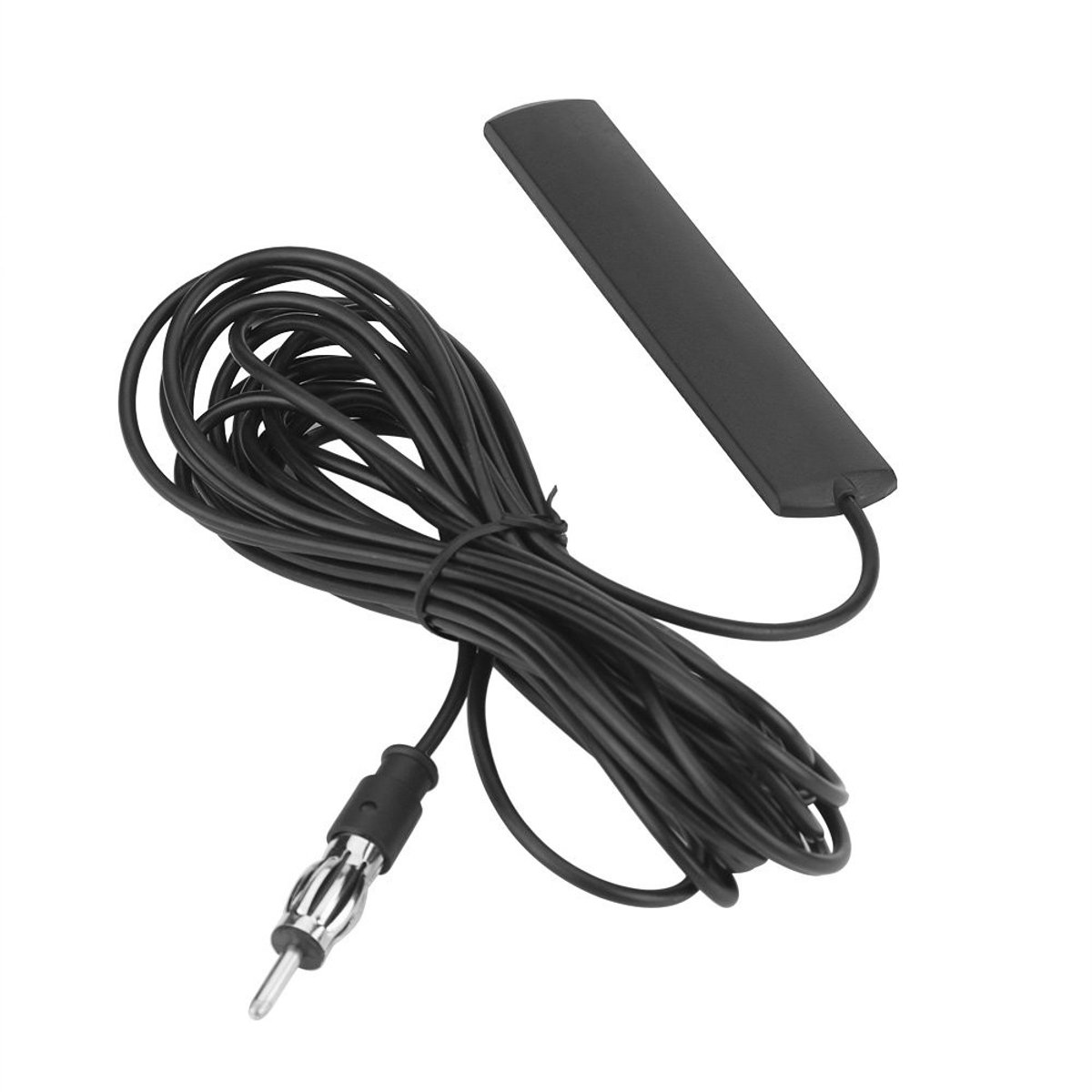 Smoakez - Autoradio-antenne - FM-radioantenne - Eenvoudige installatie - 5 m kabel - Universele auto-accessoires - Perfecte vervanging - Voorruitmo...