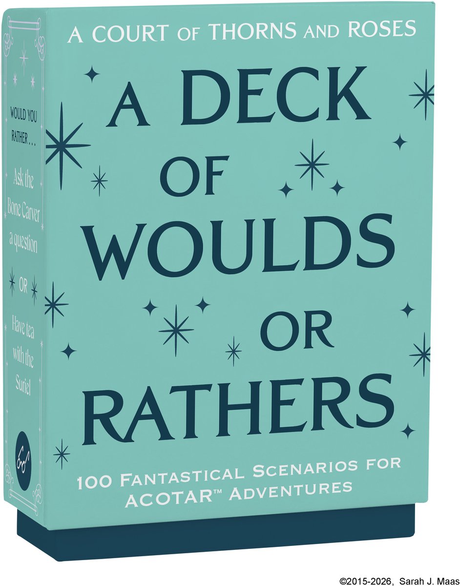 A Court Of Thorns And Roses Official Deck: A Deck Of Woulds Or Rathers