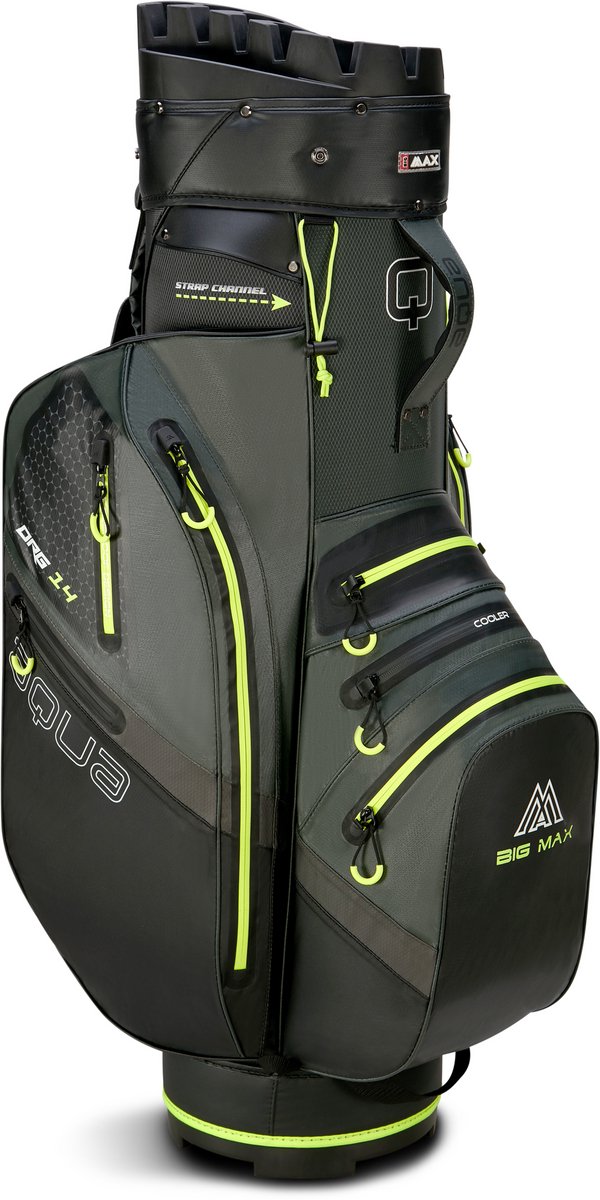 Big Max Aqua Silencio 4 - Waterdichte Golftas - Cartbag - Stille Golf Tas - Groen — afbeelding 4