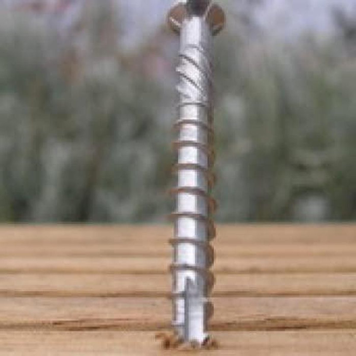 Vlonderschroeven - Terrasschroeven - Vlonderplanken Bevestigen - Zelfborende Kop - 5.0x80mm 100 Stuks - Zilver