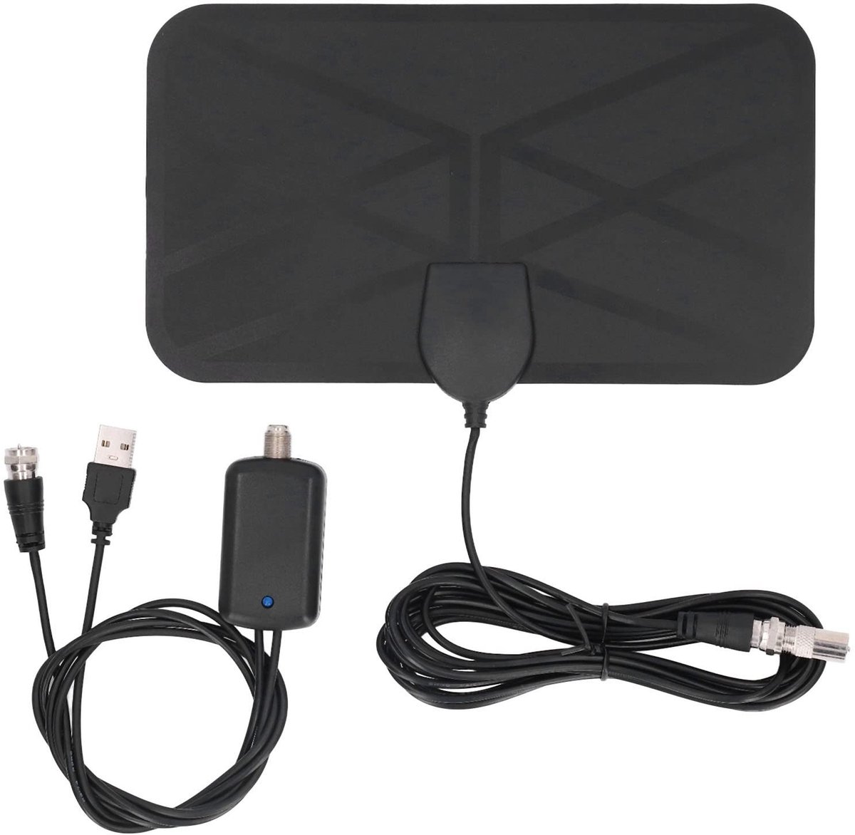 By shayne - Digitale Tv-antenne - Binnen HD-antenne - 25DBI High Gain - KJ-036 - 4K 1080P-antenne - Ideaal voor thuisgebruik - Compact formaat