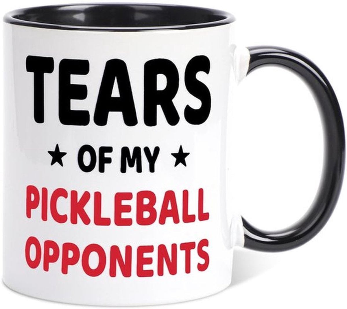 Pickleball Mug 11oz - Ceramisch, Dubbelzijdig Design met Grappige Tekst