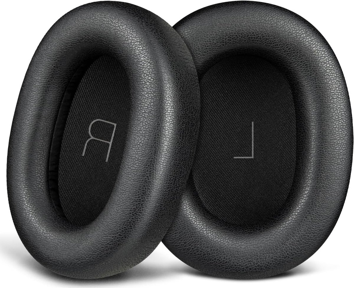 Vervangende oorkussens voor draadloze koptelefoons, zachte eiwitleren earpads en hoogwaardig traagschuim voor optimaal comfort