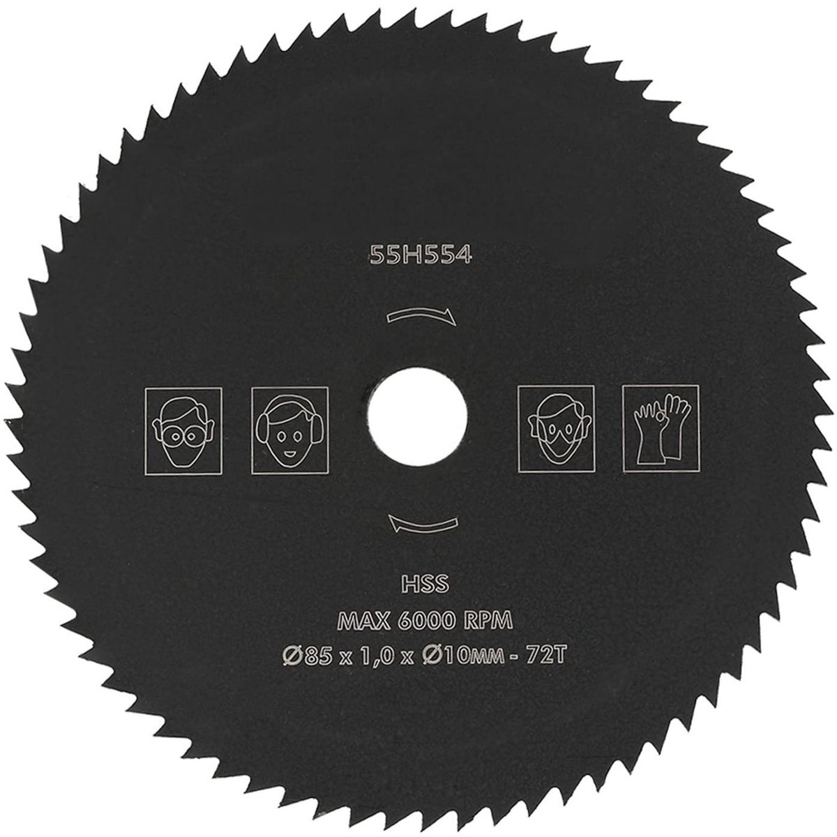 Zeynomax - Cirkelzaagblad - HSS 85mm - 72 Tanden - Voor Hout en Metaal - Hoogwaardige snijprestaties - Precisie en duurzaamheid - Geschikt voor hout..