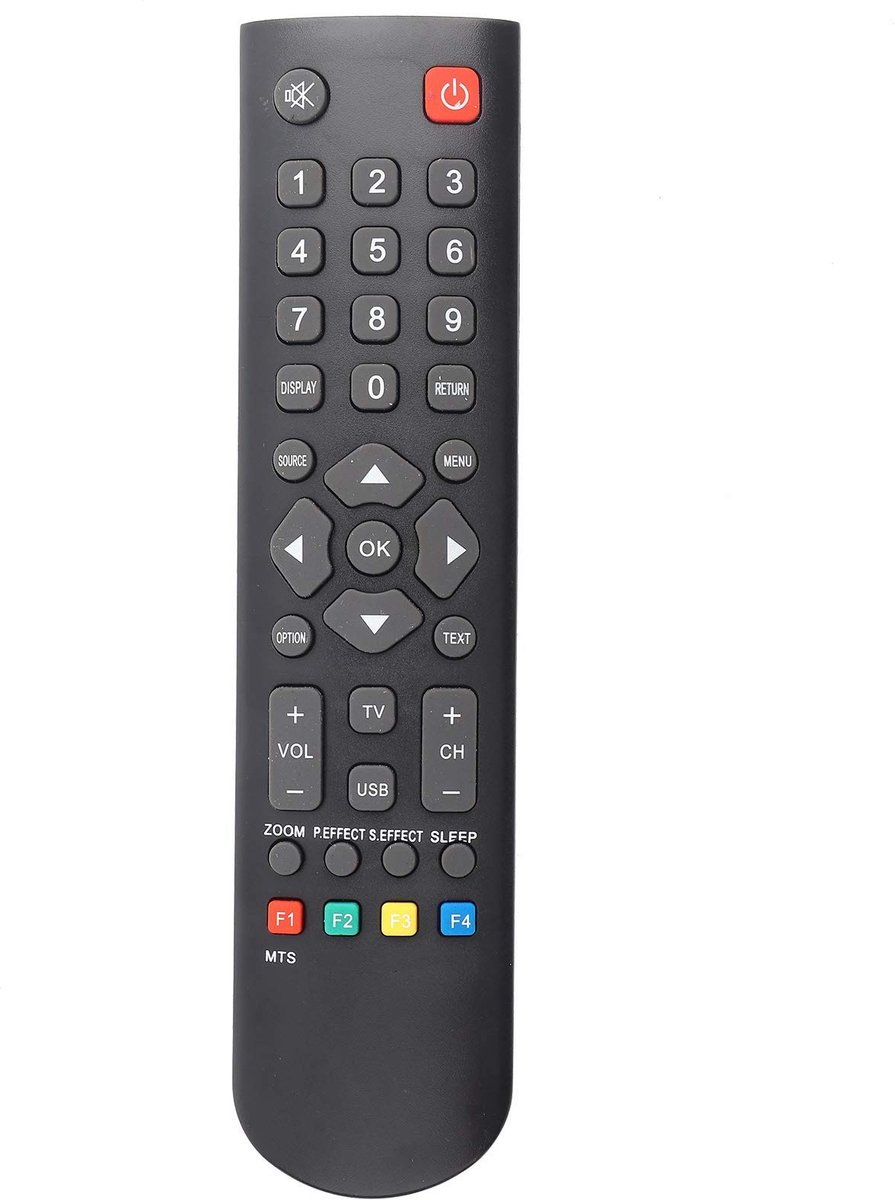 Dailygoods - Universele Afstandsbediening - Vervanging TV-afstandsbediening - Compact formaat - Gebruiksvriendelijk - Geschikt voor meerdere merken -