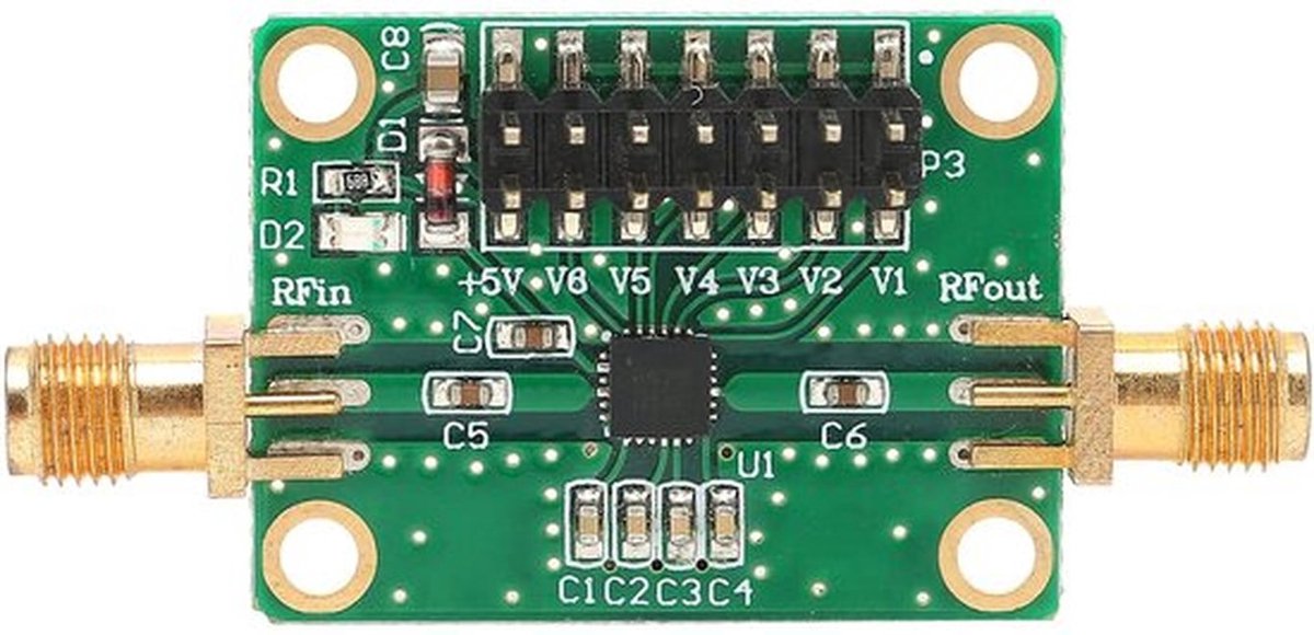 RF-verzwakkermodule voor 1M 3,8GHz-besturingskaart met Stappen van 0,5 DB