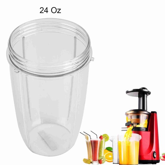 Juicer 900W - Vervangende Blender Cups - 18/24 oz, BPA-vrij, Vaatwasmachinebestendig van Merkloos — afbeelding 4