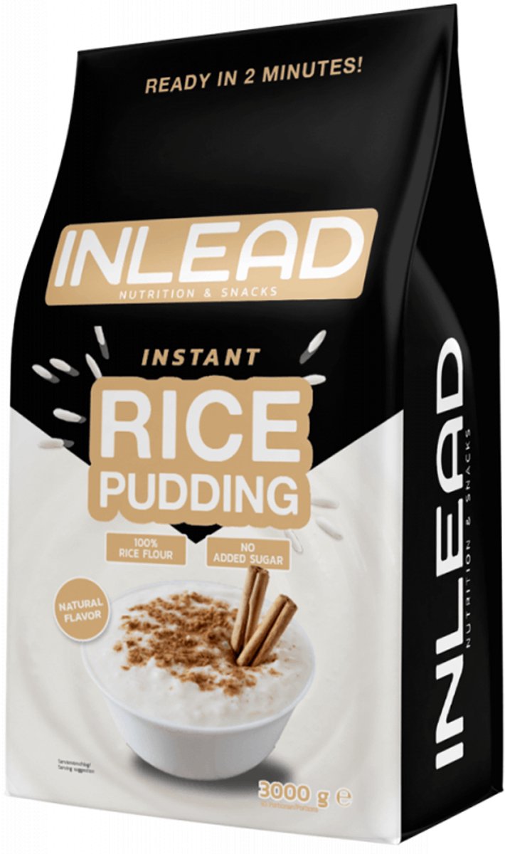 Inlead Rice Pudding (3000g) Unflavoured - Functionele voeding - Supervoeding