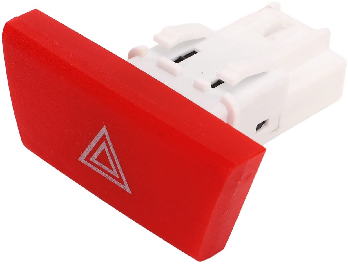 Dailygoods - Alarm Licht Controle Schakelaar - Originele Vervangingsonderdeel - Betrouwbaar - Geschikt voor 107 en C1 - Auto-accessoires - Kwaliteit -