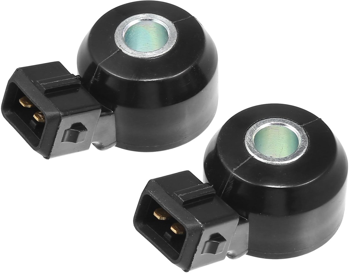 Dailygoods - Klopsensor - Detonatiesensor - 2 stuks - Zwart - Geschikt voor Nissan - Voertuigspecifieke pasvorm - Auto-accessoires