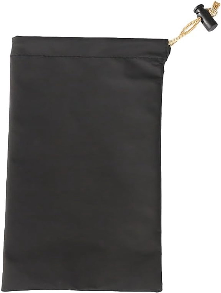 Set van 3 zwarte trekkoordtassen voor opslag, cadeauverpakking en sieraden, 8.5 x 13 cm, multifunctioneel en stijlvol