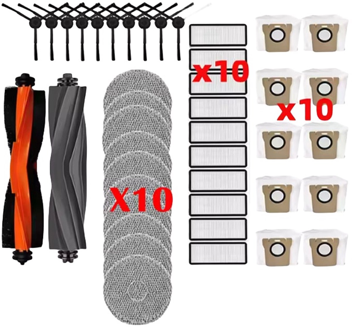 Premium Dreame L20/L30/X20 Pro Robot Stofzuiger Vervangingsset
