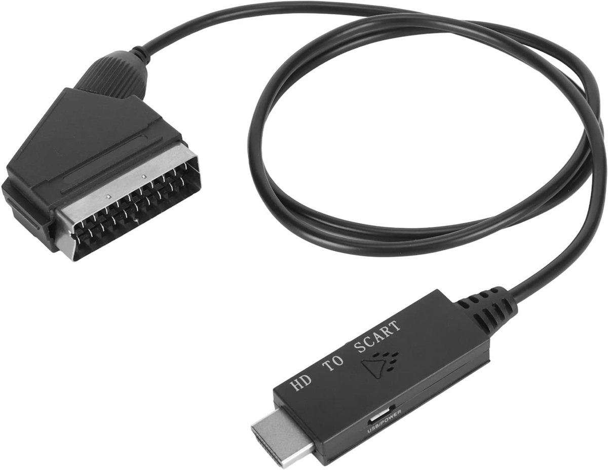 HDMI naar Scart Kabel Adapter voor Oudere TV's en Apparaten