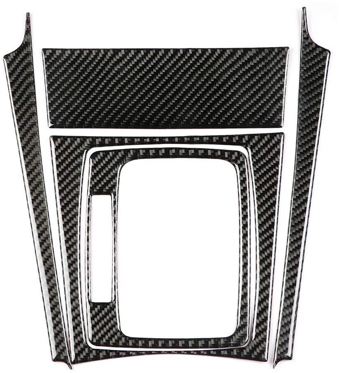 Dailygoods - Switch panel cover frame - Carbon switch panel - Duurzaam en lichtgewicht - Geschikt voor W204 C class - Perfecte afwerking - 10 x 10 x 1