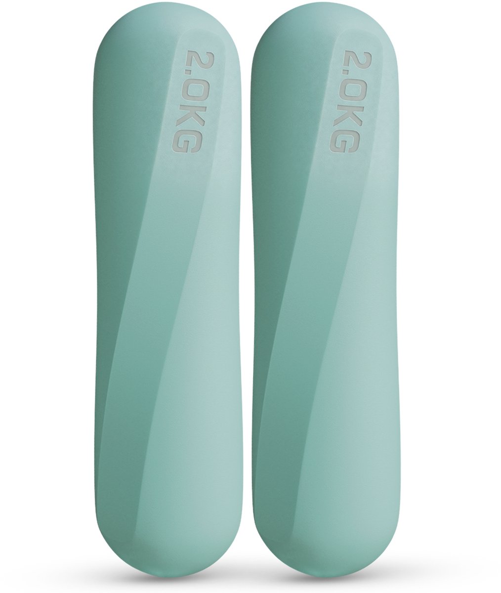 NEOLYMP Pilates halters 2 kg silicone - 2-delige set voor Pilates & Yoga