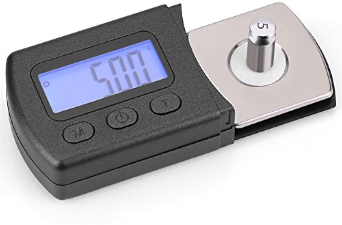 Byshayne - LCD Digital Cartridge Stylus Tester - Precisie Weegschaal - 0.01g - Voor Platen - Met Kalibratiegewicht - Voor Audio Enthousiastelingen
