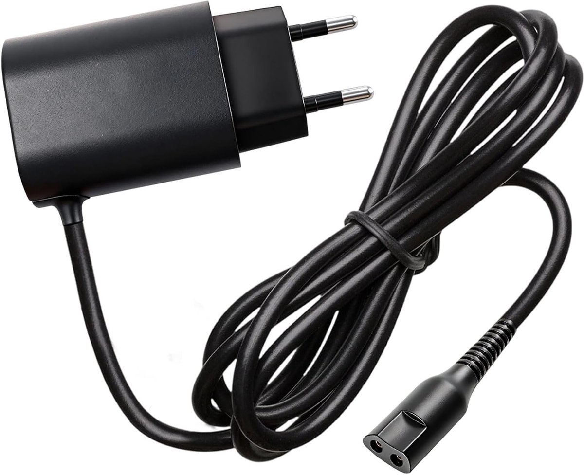 Oplaadbare 12V lader voor elektrische scheerapparaten en trimmers, geschikt voor series 9/7/6/5/4/3/2/1, ideaal voor mannen en vrouwen, inclusief voedingskabel en adapter