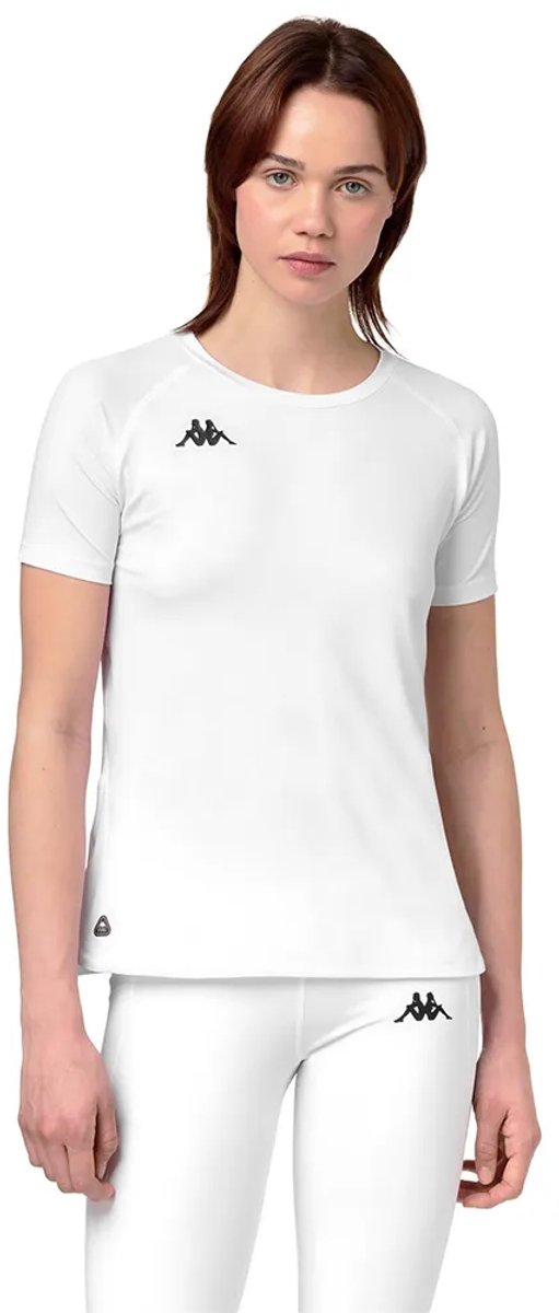 Kappa Ifad T-shirt Met Korte Mouwen Vrouw Wit