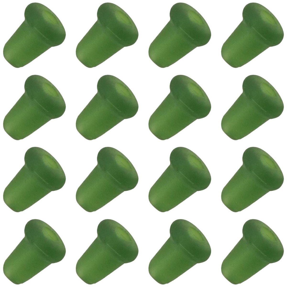 Dailygoods- Vishaak Aasstopper 100 Stuks - Plastic Stopper - Beveiliging voor Aas - Eenvoudige Installatie - Groen - Voldoende Voorraad