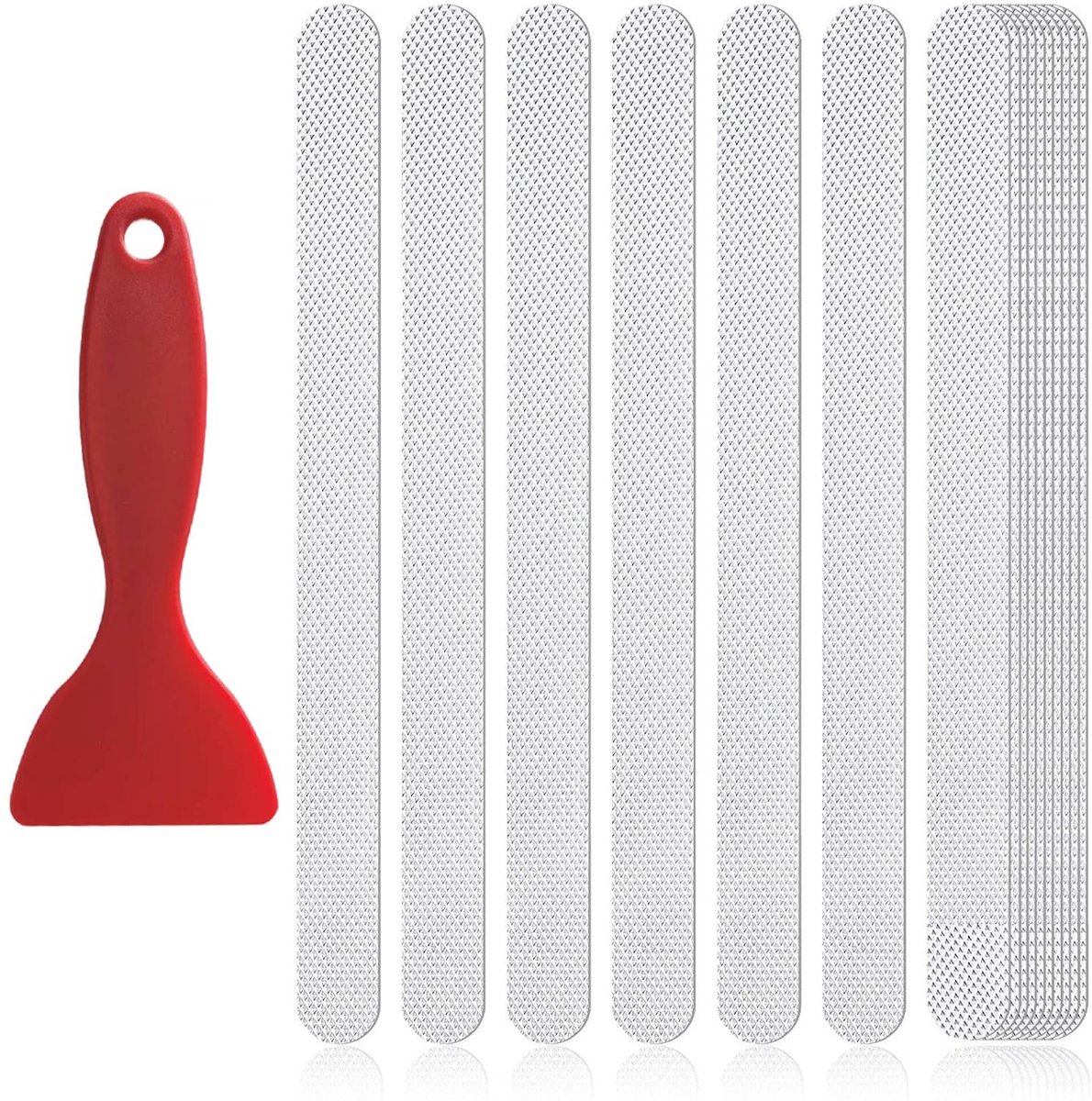 Dailygoods- Douchestickers 50 Stuks - Antislipstrip - Veiligheidsbadstrips - PEVA Badstrips - Gladde Oppervlakken - Eenvoudig in Gebruik - Antislipstrips