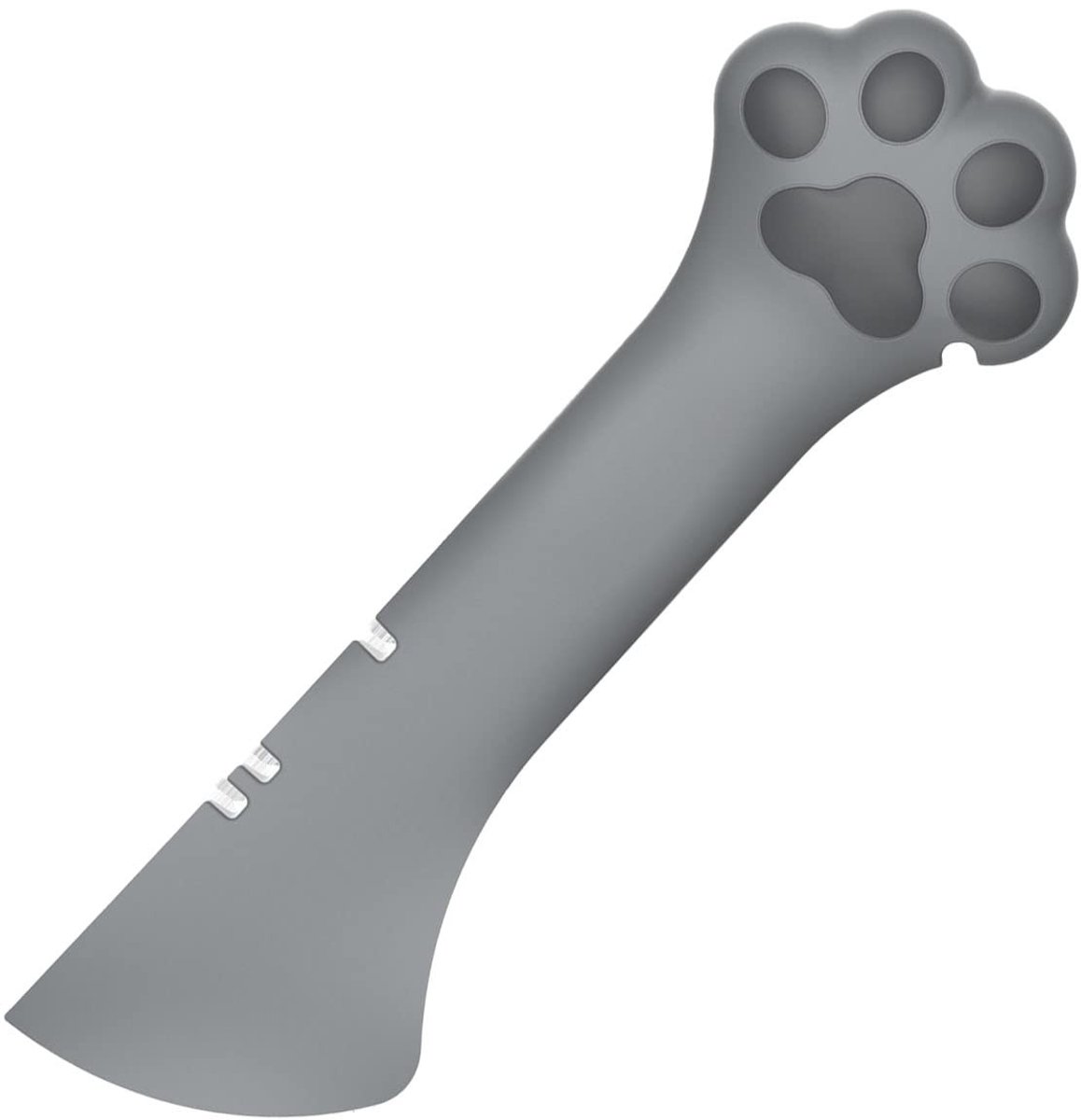 Dailygoods- Blikopener Kattenpoot - Multifunctionele Huisdierenopener - Siliconen Materiaal - Lichtgewicht en Duurzaam - Gemakkelijk te Reinigen - Gebogen Leepkop - Huisdierenvoer Opener