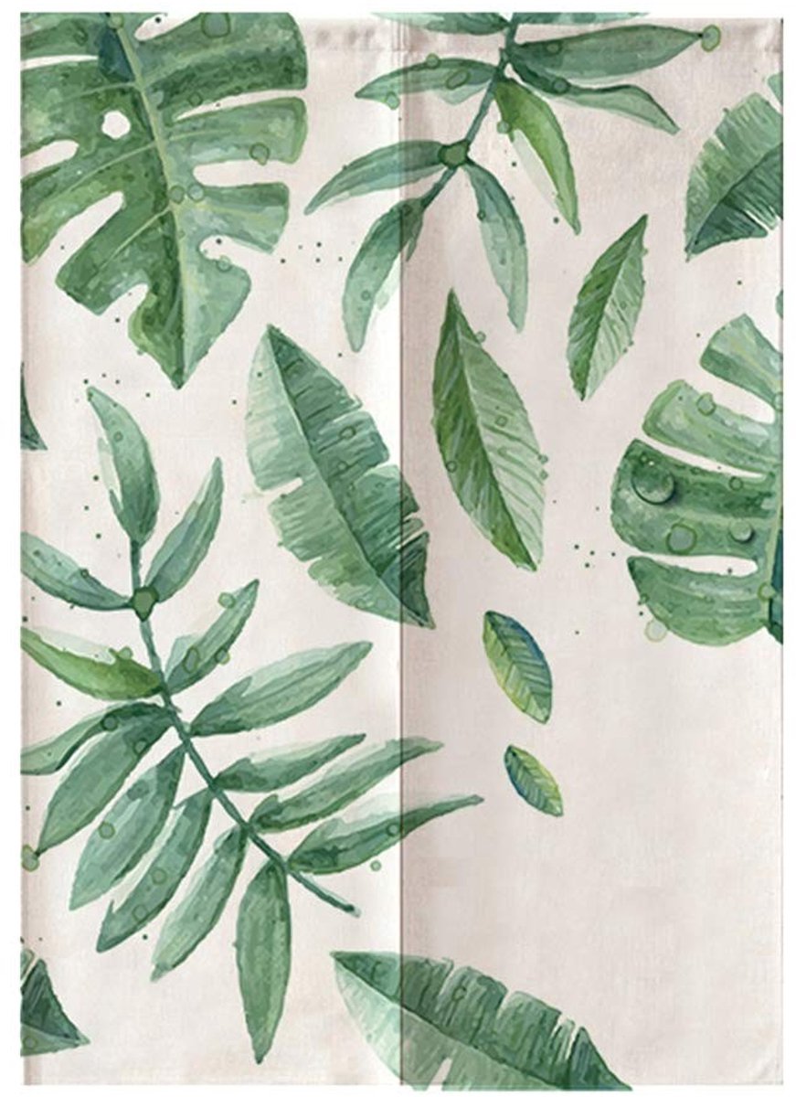 Dailygoods- Deuropeningsgordijn Japans - Polyester - 85x120 cm - Decoratief - Privacy - Ha