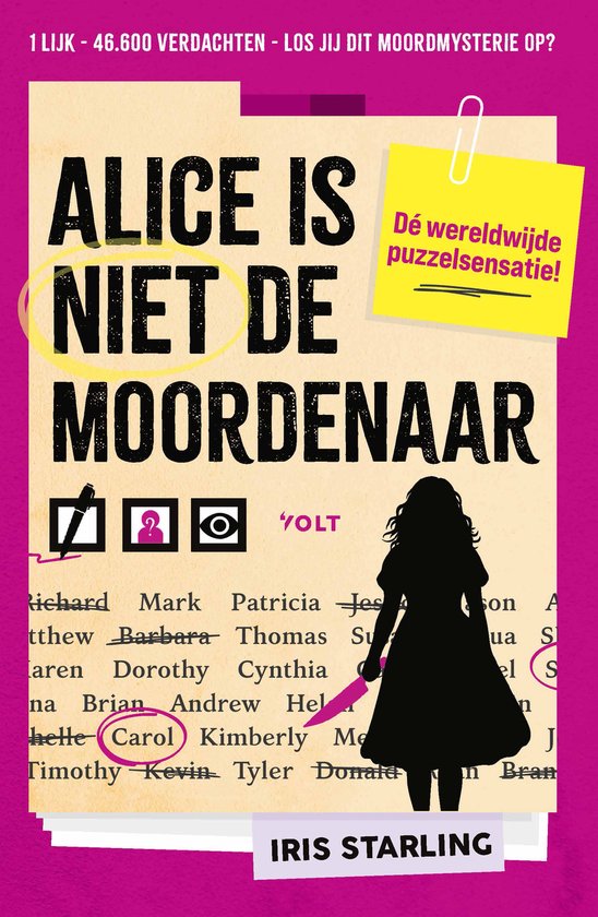 Alice is niet de moordenaar - cover