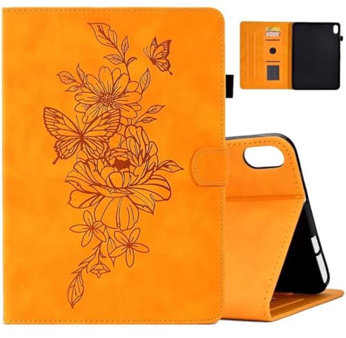 iPad 10e Generatie Hoes - Tablet Cover - Dagelijks Gebruik - Automatische Wakker/Slaap - 10.9 inch - Geel