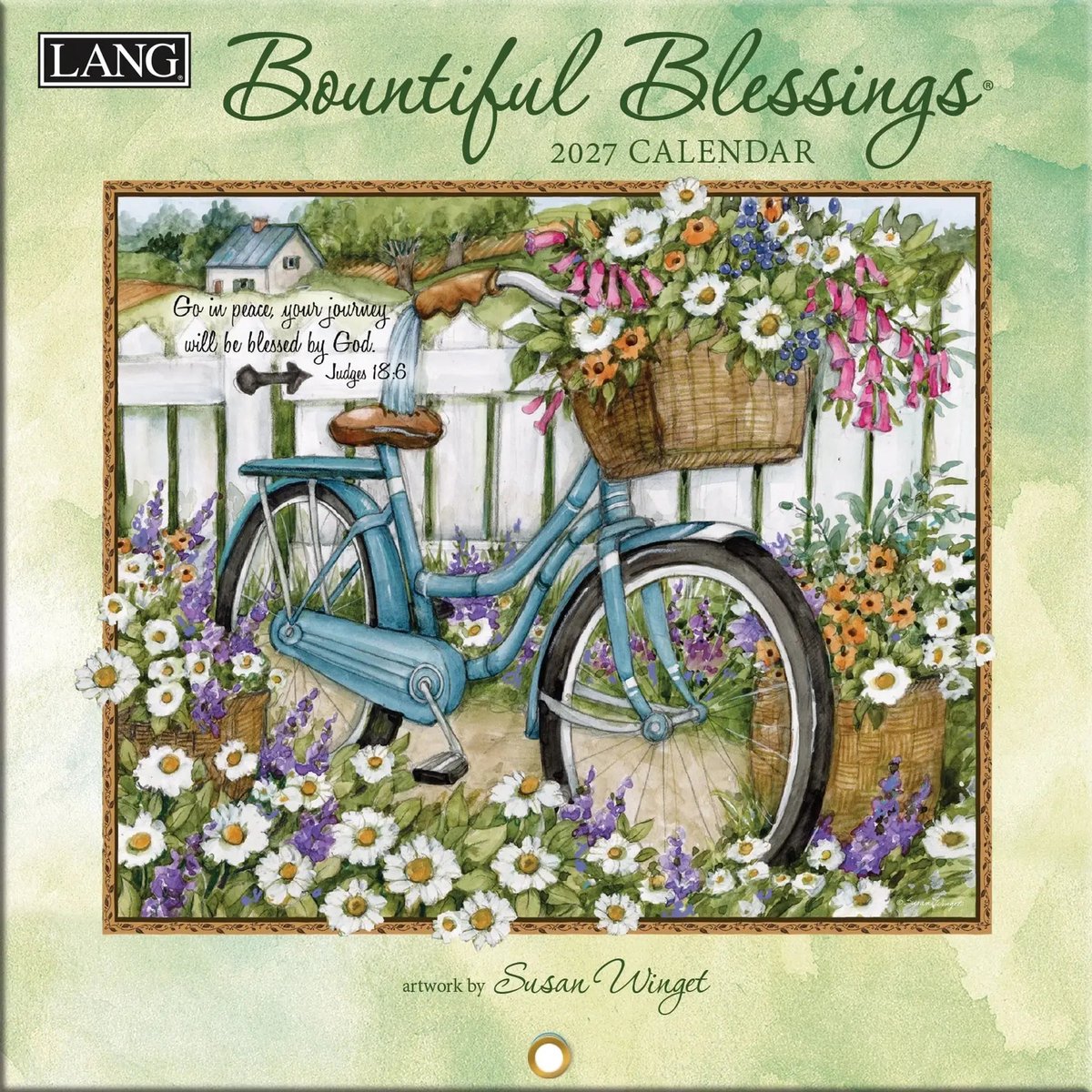 Bountiful Blessings Mini Kalender 2027 (17,5 cm x 35 cm)