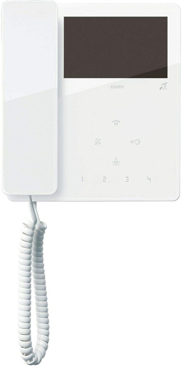 Video Deurintercom - Beeld Bellen - Veilig Thuis - Capacitief Toetsenbord - 43 Inch Scherm - Wit