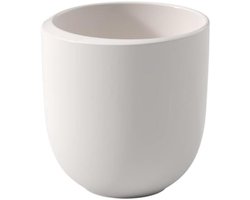 Koffiekop Zonder Oor - Mok Cappuccino - Warme Dranken - Maansikkel Vorm - 390 ml - Wit