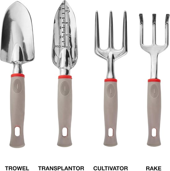 Complete 8-delige Tuiniergereedschapsset - Heavy Duty Handgereedschap met Opbergtas & Handschoenen van Merkloos	 — afbeelding 3