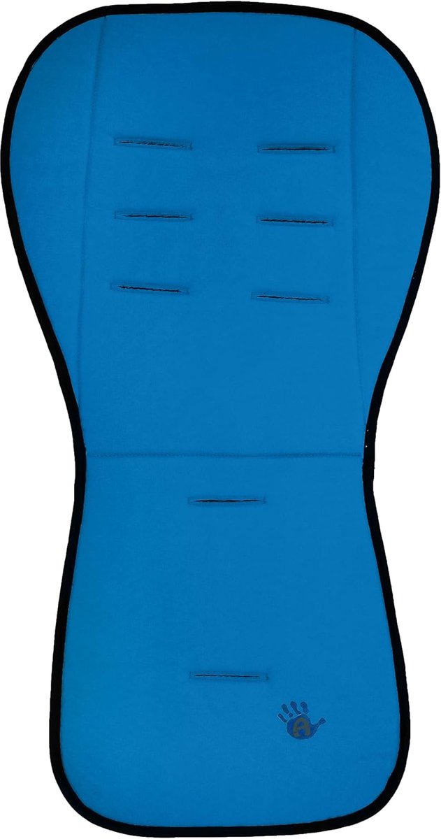 Zitkussen Buggy - Kinderzitje Inleg - Comfortabel Zitten - Universele Pasvorm - 83 x 43 cm - Lichtblauw
