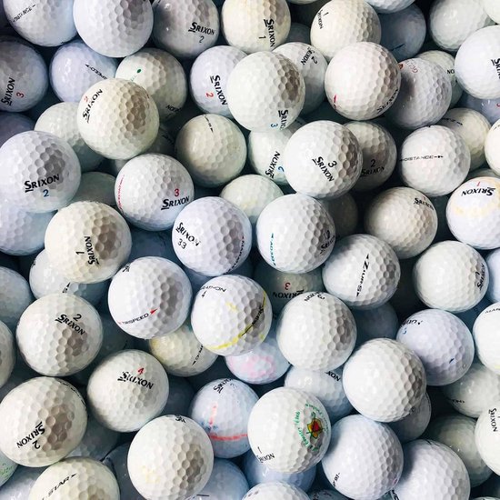 Golfballen Mix - Gebruikte ballen - Oefenen op de baan - Goede staat - 50 stuks - Wit — afbeelding 2