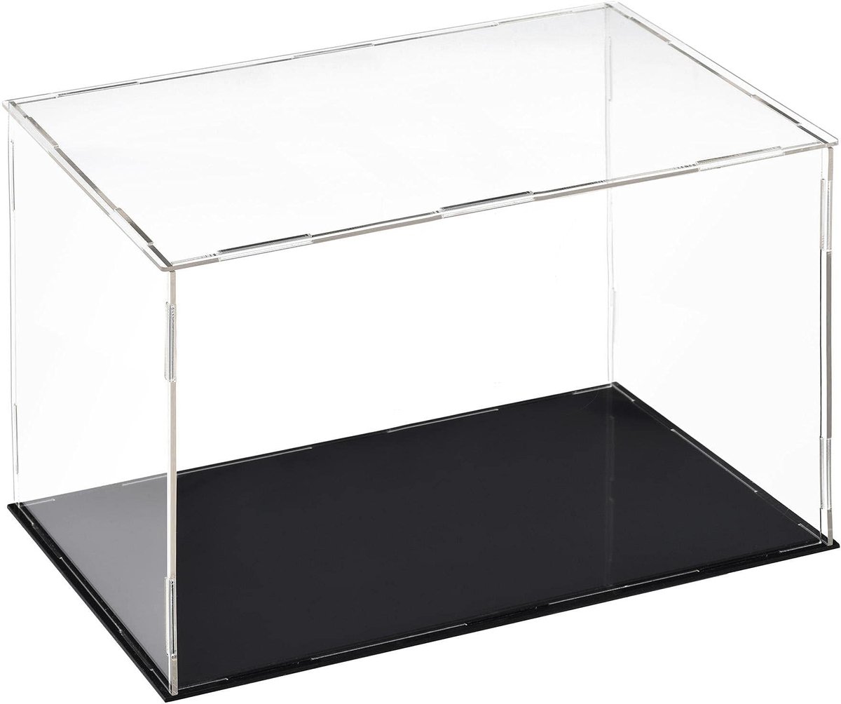 Dailygoods- Vitrine Transparant 30 x 15 x 20cm - Beschermbox - Presentatiekubus - Stofbestendig - Thuisopslag - Voor Figuren/Speelgoed