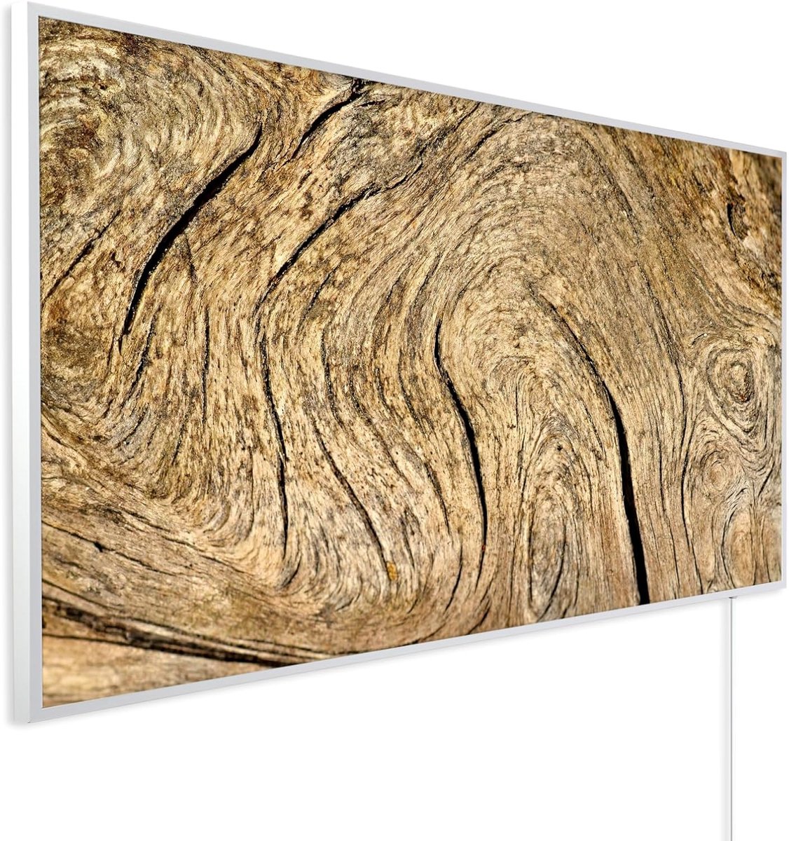 Infrarood Verwarming - Warmtepaneel Beeld - Woonkamer Verwarmen - Ultra Vlak Paneel - 1000 Watt - Wit