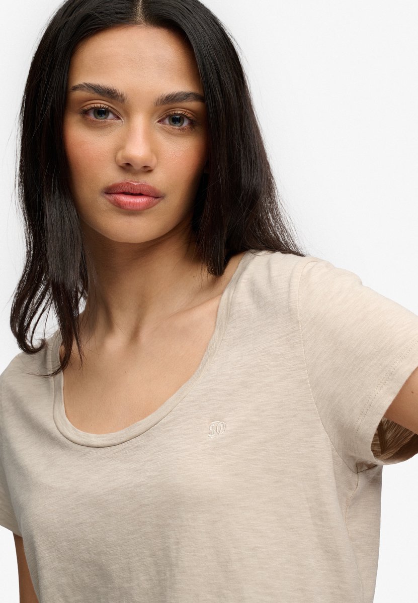 Superdry Studios T-shirt met slanke pasvorm Dames T-shirts Grijs
