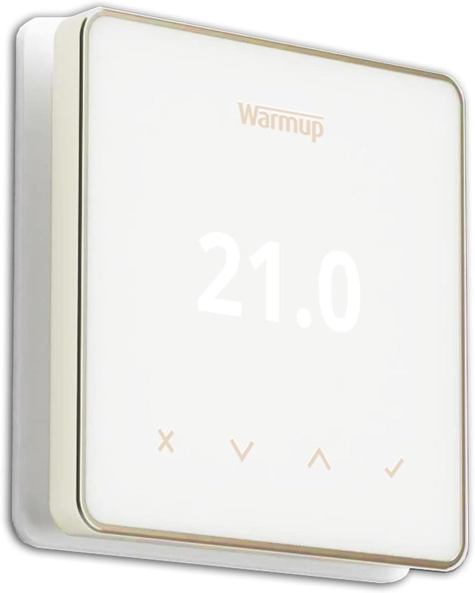 Slimme WiFi Thermostaat voor Vloerverwarming en Elektrische Verwarming, Wit