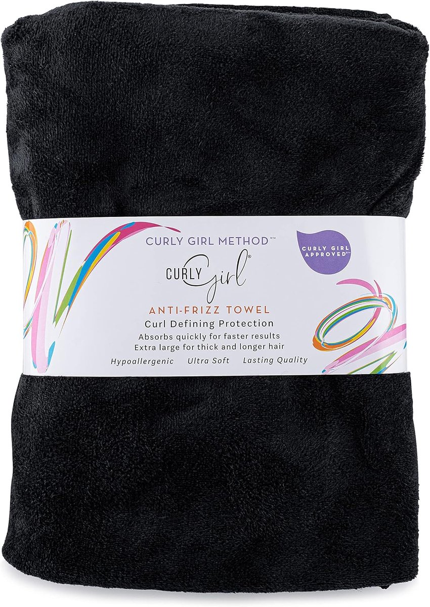 Krullen Handdoek - Microvezel Haar - Haar Drogen - Anti-Kroes - 99 x 56 cm - Paars