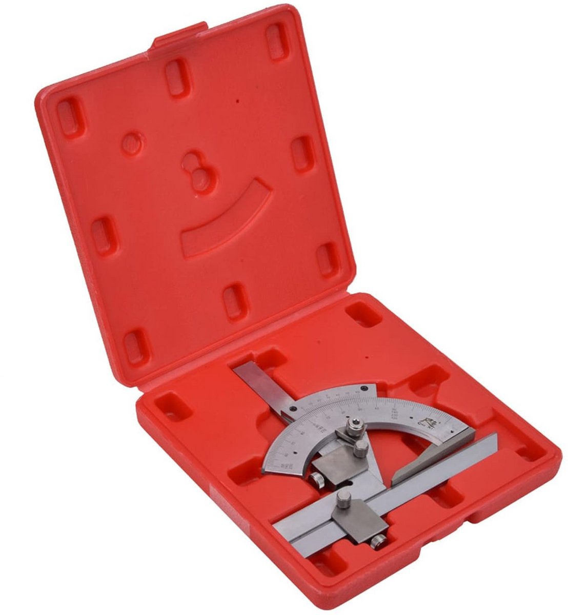 Vernier Protractor 0-320Â° - Carbon Staal - Precisie Hoekmeetregel