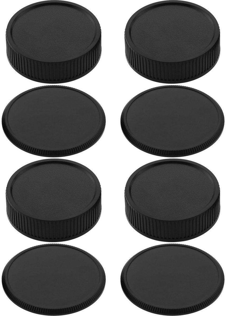Dailygoods- Stofkap 4 Sets - Bodycap - Lens Achterkant Cover - Stofdicht - Krasbestendig - Hard Plastic - Camera Cap