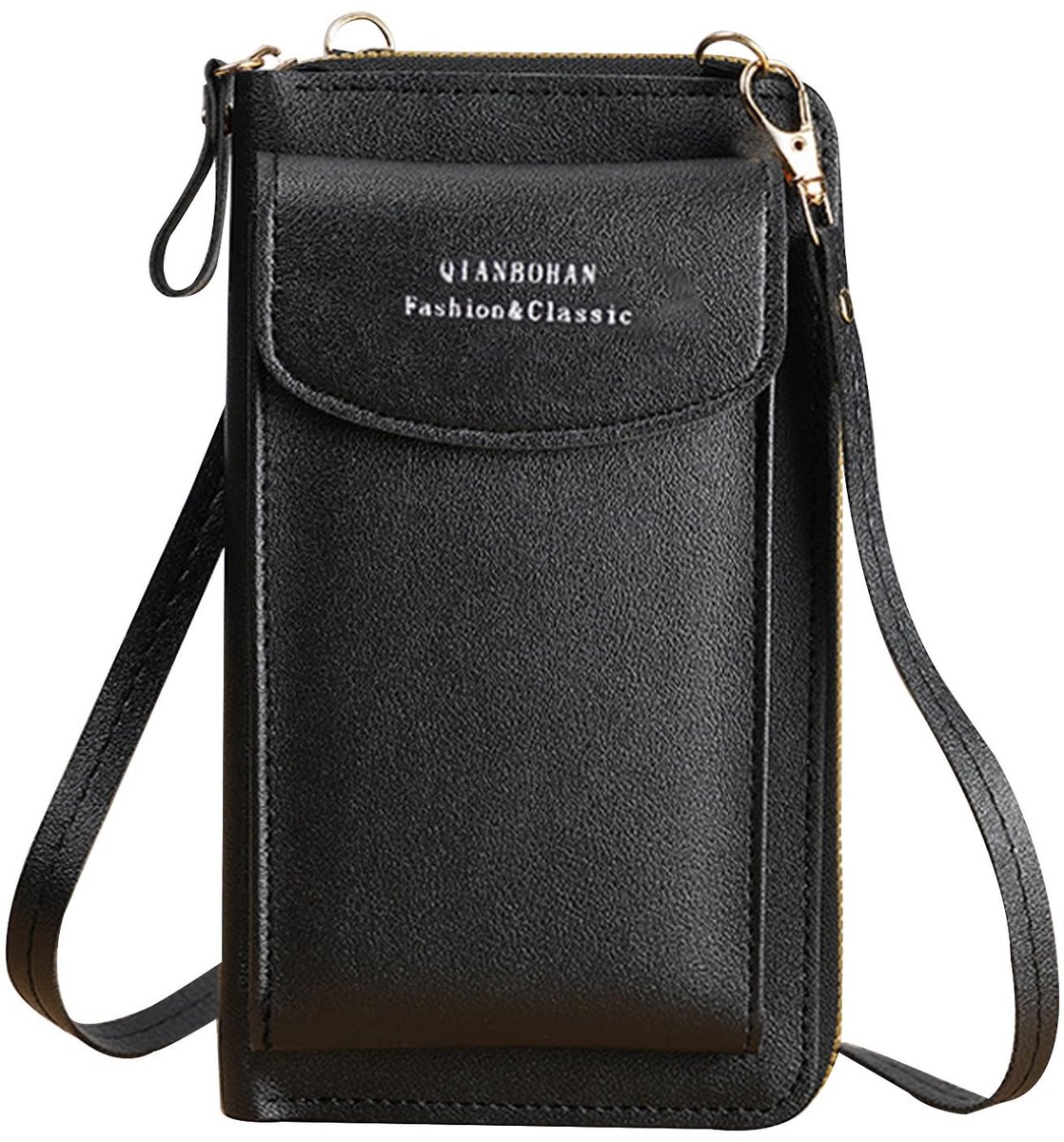Dailygoods- Telefoon Tas - PU Leren Crossbody Tas - Dames Telefoontas - Klein Telefoontasje - Multi Pocket - Lichtgewicht 120g - Schoudertas