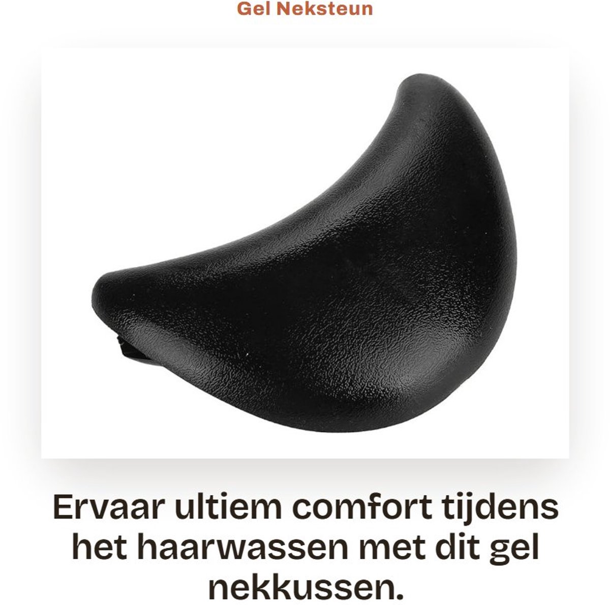 Dailygoods- Neksteun Kussen Siliconen - Comfortabel Kussen - Shampoo Wastafel Kussen - Herbruikbaar Kussen - Duurzaam Materiaal - Eenvoudig Schoon te Maken