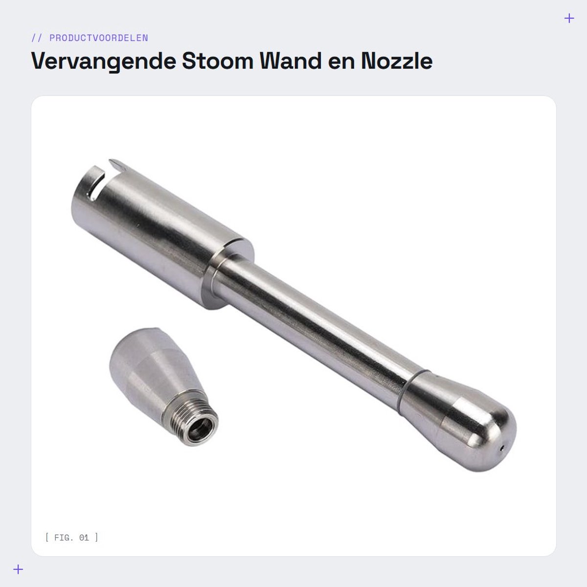 Dailygoods- Koffiezetapparaat Stoom Wand - Nozzle Tip - Roestvrij Staal - Eenvoudige Installatie - Verbeterde Stoomproductie - Fluweelzacht Melkschuim - Koffiemachine