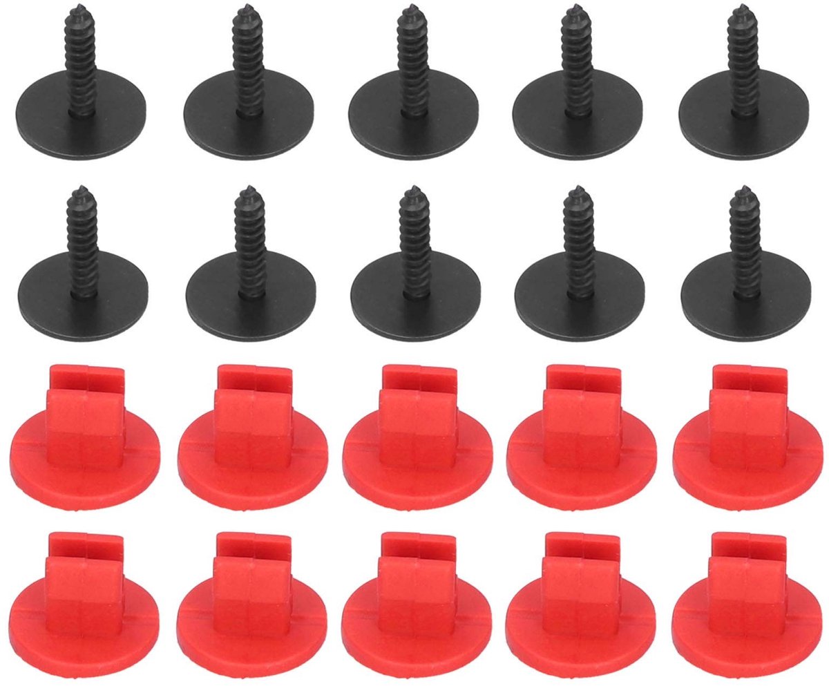 Dailygoods- Motoronderplaatbevestigingsclips set van 10 - Bevestigingsclips auto - OEM-specificaties - Geschikt voor MK2/MK3/MK4 - Volledige bescherming - Ideale vervangers