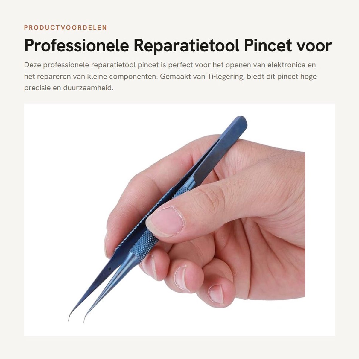 Dailygoods - Professionele Reparatietool Pincet voor Elektronica