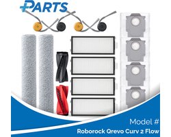 Roborock Qrevo Curv 2 Flow Onderhoudsset (Plus.Parts® alternatief voor 8.02.0491)