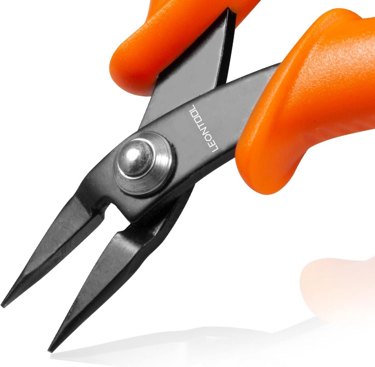 Mini Tang - Precisie Pincet - Fijn Werk - Lange Smalle Punt - 4 Inch - Oranje