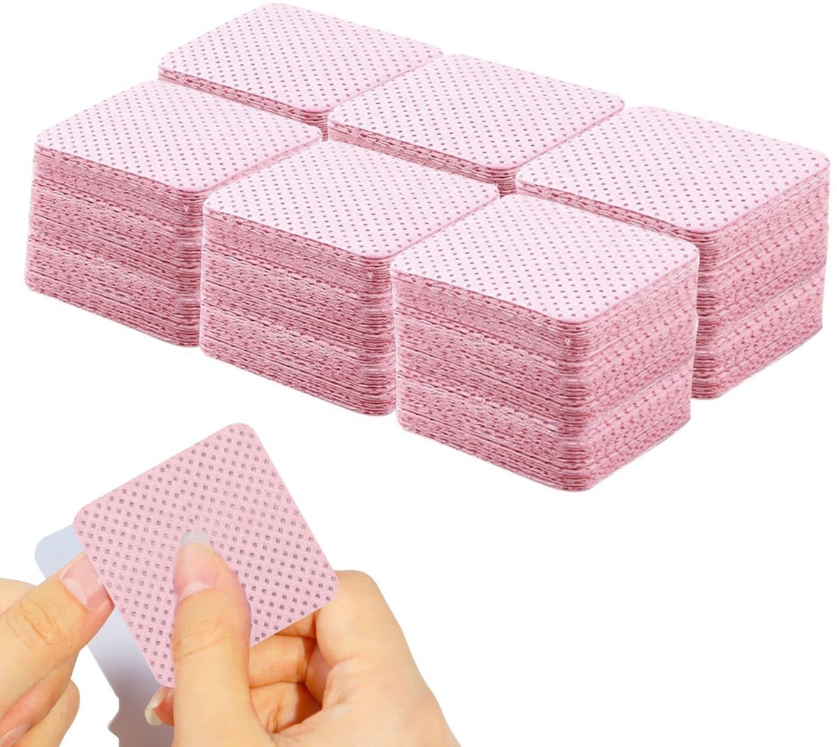 Dailygoods- Deppers 300 stuks - Pluisvrij - Nageldoekjes - Gelnagels - Nagellakverwijderaar - Compact en absorberend